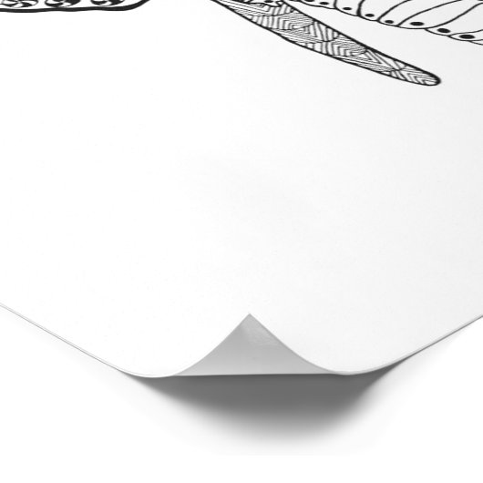 Inspiriert Elphant Head 2 Poster (Ecke)