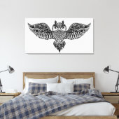 Inspiriert Eule Leinwanddruck (Insitu (Schlafzimmer))