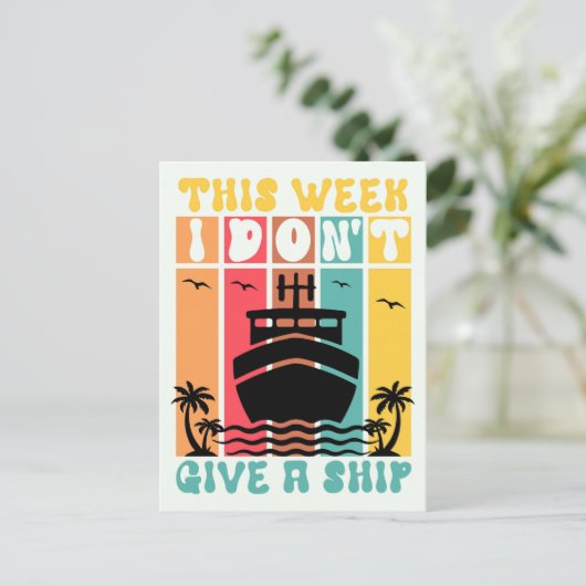 Inspiriert Fahrt Postkarte (Stehend Vorderseite)