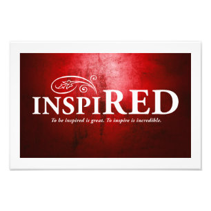 Inspiriert Fotodruck