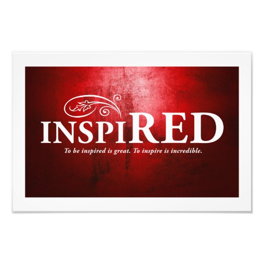 Inspiriert Fotodruck (Vorne)