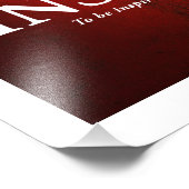 Inspiriert Fotodruck (Ecke)