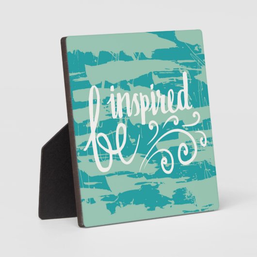 Inspiriert Fotoplatte (Vorderseite)