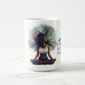 Inspiriert Frau innerhalb der Tasse (Mittel)