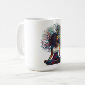 Inspiriert Frau innerhalb der Tasse (Vorderseite Links)