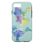 Inspiriert Gehäuse für Wasserfarben Case-Mate iPhone Hülle (Rückseite)