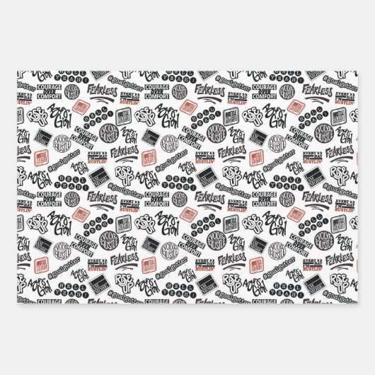 Inspiriert Geschenkpapier Set (Vorderseite 3)