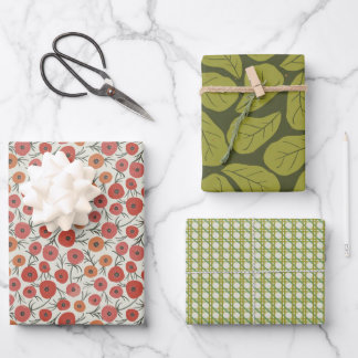Inspiriert Geschenkwrap Geschenkpapier Set
