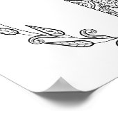 Inspiriert Giraffe 2 Poster (Ecke)