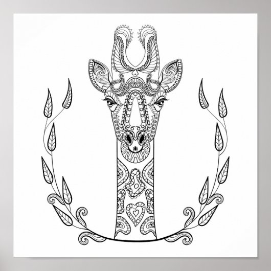 Inspiriert Giraffe 2 Poster (Vorne)