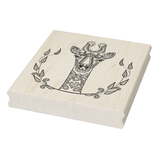 Inspiriert Giraffe Gummistempel (Stempel)