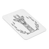 Inspiriert Giraffe Magnet (Rechte Seite)