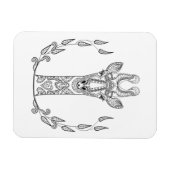 Inspiriert Giraffe Magnet (Horizontal)