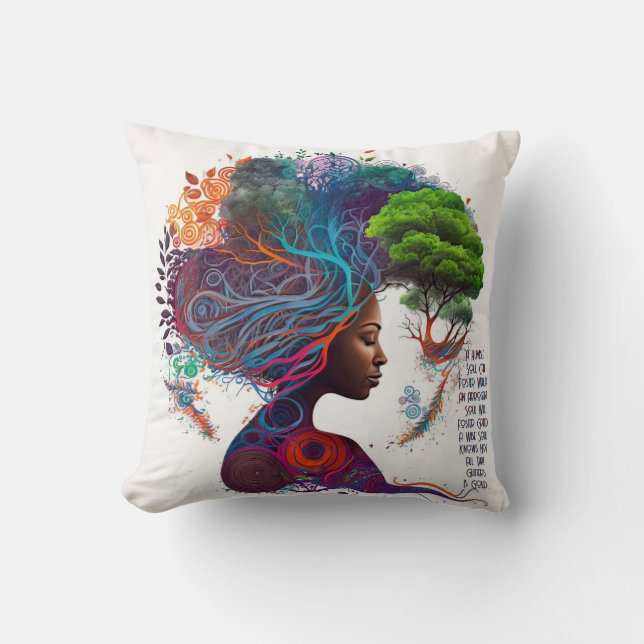 Inspiriert Glitzer für Frauen und Goldwurfkissen Kissen (Vorderseite)