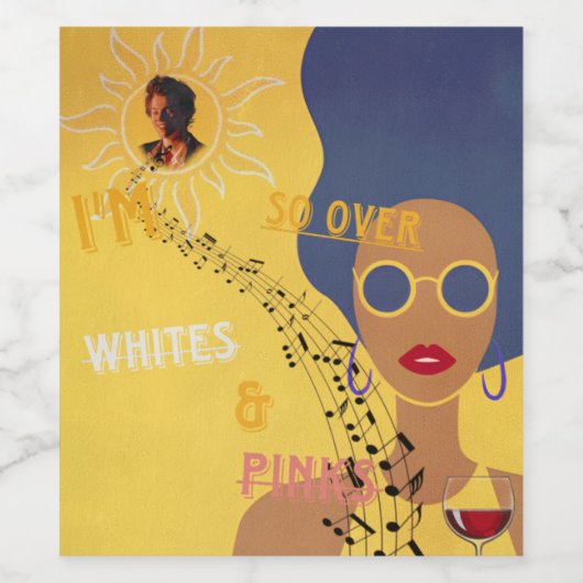 Inspiriert Grapesaft Weinetikett (Einzelnes Label)