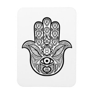 Inspiriert Hamsa Hand Magnet