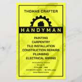 Inspiriert Handwerk und Instandsetzung Flyer (Vorne)