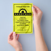 Inspiriert Handwerk und Instandsetzung Flyer (Handgriff)