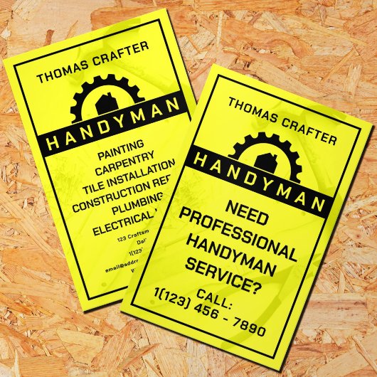 Inspiriert Handwerk und Instandsetzung Flyer