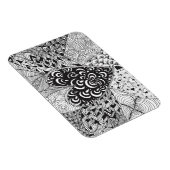 Inspiriert Herzdoodle Magnet (Rechte Seite)