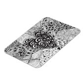 Inspiriert Herzdoodle Magnet (Linke Seite)