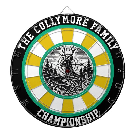 Inspiriert Hirschzieldesign Dartscheibe (vorne)