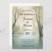 Inspiriert Hochzeit des Flussfrühlings Einladung (Vorne/Hinten)