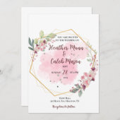 Inspiriert Hochzeitseinladung Einladung (Vorne/Hinten)