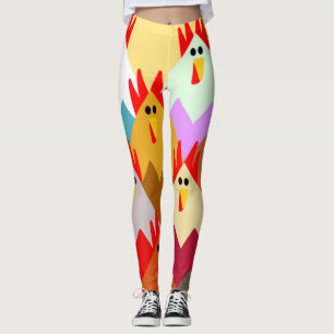Inspiriert Hühner Leggings