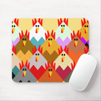 Inspiriert Hühner Mousepad