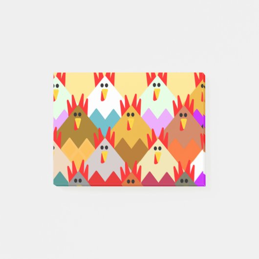 Inspiriert Hühner Post-it Klebezettel (Vorderseite)