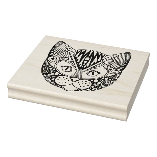 Inspiriert Katze Gummistempel (Stempel)