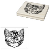Inspiriert Katze Gummistempel (Stempel)