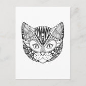 Inspiriert Katze Postkarte (Vorderseite)