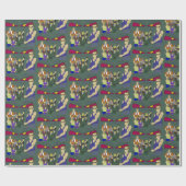 inspiriert Klassenkameraden Geschenkpapier (Flach)