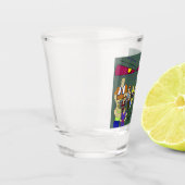 inspiriert Klassenkameraden Schnapsglas (Links)