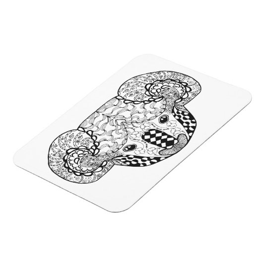 Inspiriert Koala Bear Magnet (Linke Seite)