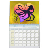 Inspiriert Kunstwerk im Ozean - Mittelkalender Kalender (Feb 2027)