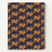 Inspiriert Kürbis und Kaktus (Design 1) Notizblock (Rückseite)