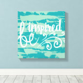 Inspiriert Leinwanddruck (Insitu (Holzboden))