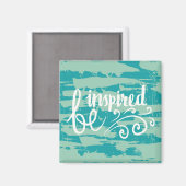 Inspiriert Magnet (Vorderseite/Rückseite)