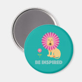 Inspiriert Magnet (Vorderseite/Rückseite)