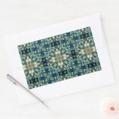 Inspiriert marokkanisches Design Rechteckiger Aufkleber (Umschlag)