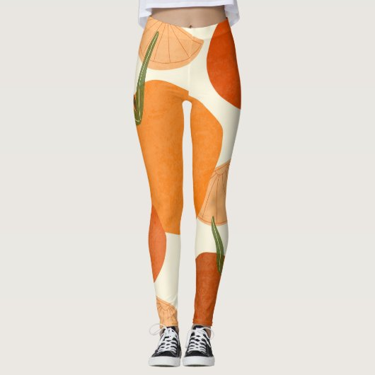 Inspiriert: Moderne Abstrakte Formen Leggings (Vorderseite)