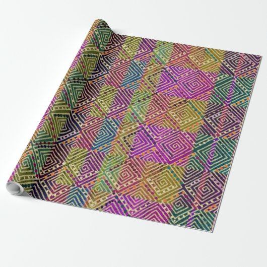 Inspiriert Muscheltuch | Ankara Style Beautiful Geschenkpapier (Ungerollt)