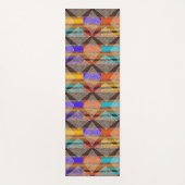 Inspiriert Muscheltuch | Mehrfarben und Diamanten Yogamatte (Vorderseite)