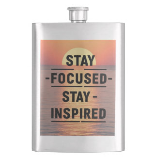 Inspiriert Option "Fokussiert Bleibe" bleibe 2 Flachmann