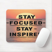 Inspiriert Option "Fokussiert Bleibe" bleibe 2 Mousepad (Mit Mouse)