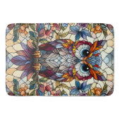 Inspiriert Owl gestanztes Glas Badematte (Vorderseite)