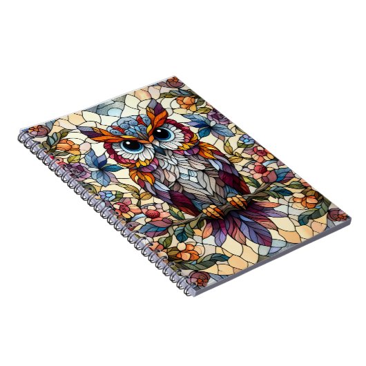 Inspiriert Owl gestanztes Glas Notizblock (Rechte Seite)